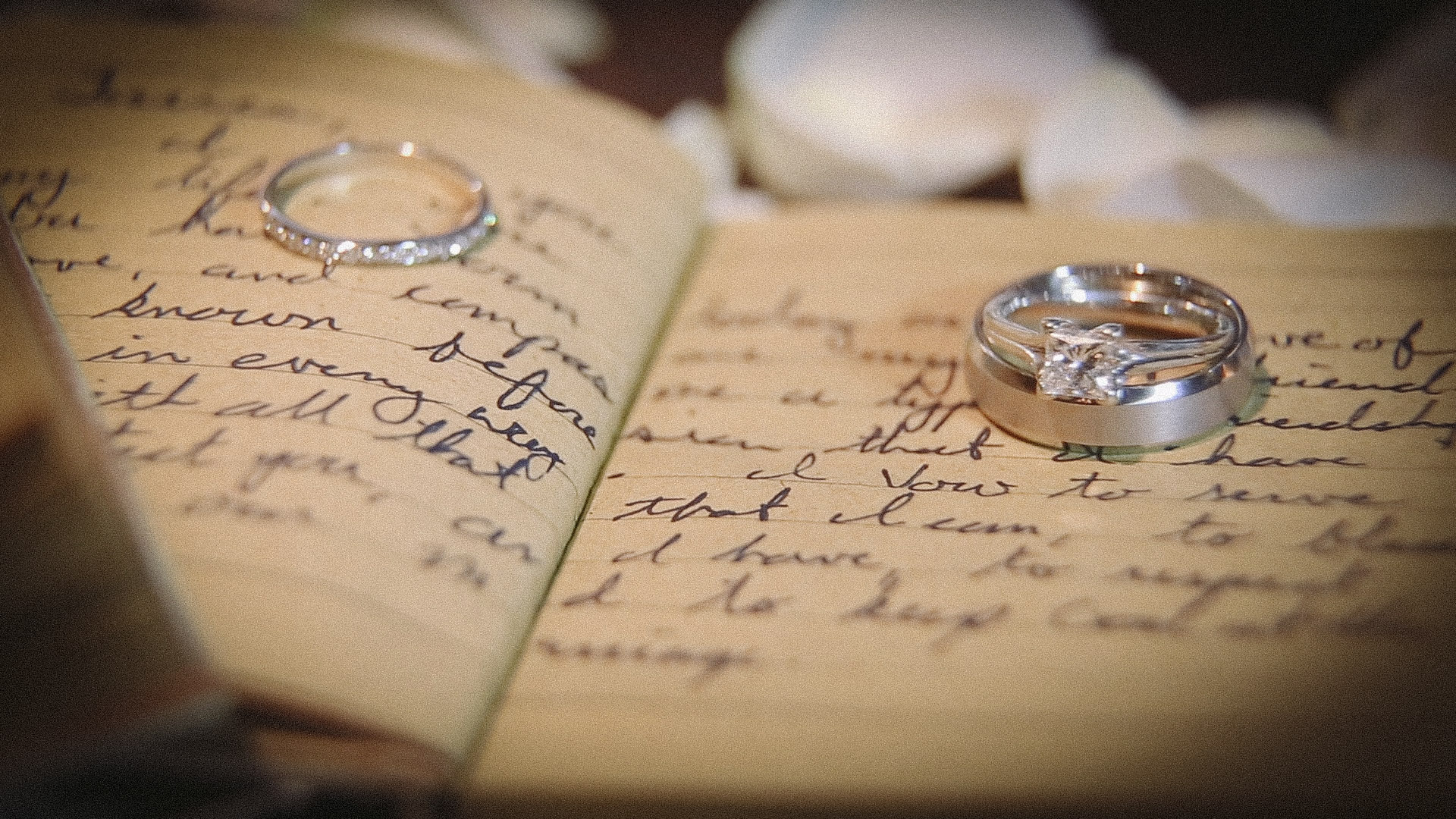 Wedding vows with rings